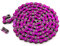 KHE BMX/FIXIE Kette 1/2 x 1/8 112 Glieder Links nur 385g mit Kettenschloss I4 - viele Farben (purple)