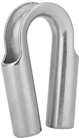 Vbest life Seilkabel Fingerhüte Takelage Edelstahlrohr Fingerhut für Winden Seil Boot Zubehör(10mm-1 STÜCK)