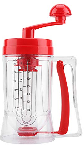 Roadiress Hand-held Manual Pancake Cupcake Batter Mixer Dispenser Blender Machine Baking Tool for Waffles Muffins and Cakes/Gravy&Grease Separator