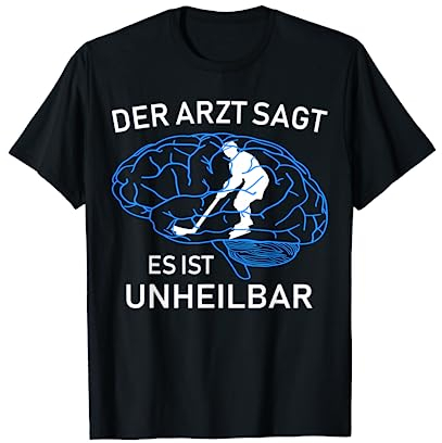 Helden vom Eisfeld Eishockey Geschenkidee - Herren T-Shirt Schwarz S - Hockey-T-Shirt für Männer - U-Ausschnitt - Halbarm - Cartoon - Winter