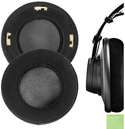 Geekria Replacement Ear Pads Compatible with AKG K701, K702, Q701, Q702, K601, K612, K712 Headphones Ear Cushions, Headset Earpads, Ear Cups Repair Parts (Velour)