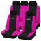 Coprisedili auto universali Made in Italy aibarg compatibili - modello Racing (Fucsia)