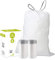 Code G (50 Count) 8 Gallon Heavy Duty Drawstring Plastic Trash Bags Compatible with simplehuman Code G | 1.2 Mil | White Drawstring Garbage Liners 8 Gallon/30 Liter