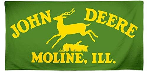 John Deere Green Vintage Logo Beach Towel - LP79785