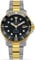 LOUIS XVI Herren-Armbanduhr Mirabeau Taucheruhr Stahlband Silber Bicolor Gold Schwarz Super-LumiNova Analog Automatik Edelstahl 1405