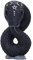 Nemesis Now Cult Cuties Ouroboros Schlange 9,6 cm, Harz, schwarz, Ouroboros okkulte Schlangenfigur, gruselig entzückende Schlangenfigur, Schlangengeschenk, in feinstem Harz gegossen, liebevoll
