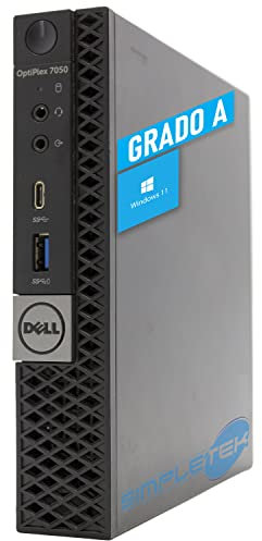Micro PC de bureau DELL OptiPlex 7050 | Core i7 jusqu'à 4,20 GHz Windows 11 Pro | 16 Go RAM SSD 256 Go | USB TypeC HDMI Mini ordinateur fixe d'entreprise Bureau (reconditionné)