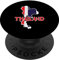 Thailand Karte | Reiseurlaub | Flagge Thailand PopSockets mit austauschbarem PopGrip