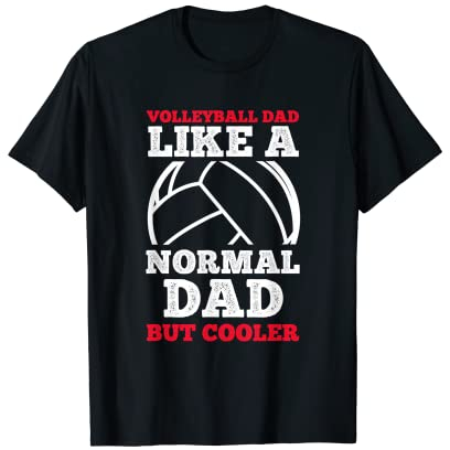 Lustiger Sport-Volleyball-Vater wie ein normaler Vater, aber cooler T-Shirt