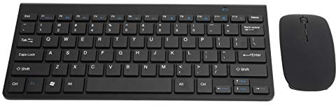 PUSOKEI 2,4-GHz-Set für Drahtlose Tastatur und Maus mit FN-Kombinationsfunktion für Heim- und Bürocomputer, für Windows XP Home Edition oder Professional Edition