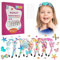 AUAUY 6PCS DIY Haarband, Haarreifen Bastelset Mädchen, Kreatives Geburtstagsgeschenk Spielzeug, Bastelset Mädchen 5-12 Jahre, Mode Mädchen Haar-Accessoires-Making Kit, Einschulung Mitgebsel