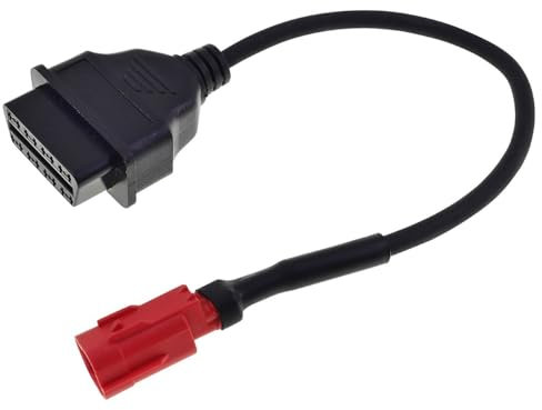 Euro5 Adapter 6 Pin Motorrad Bike Diagnose kompatibel mit KTM, Moto Guzzi, kompatibel mit Piaggio kompatibel mit Vespa, Honda