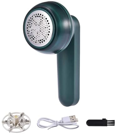 Afeitadora De Telas, Quitapelusas Recargable, Defuzzer Afeitadora Eléctrica para Suéteres, Afeitadora Eléctrica para Pelusas De Ropa, Recortadora Bolitas Inalámbrica Portátil para Ropa
