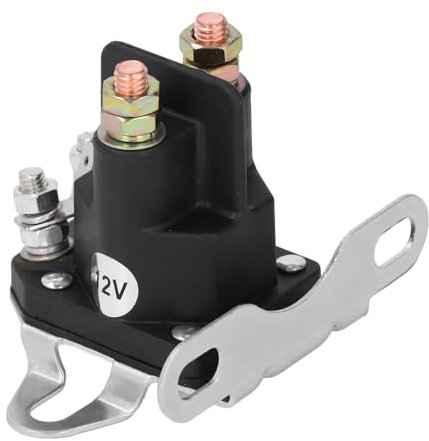 Relais de Démarrage 100 A 12 V pour Tracteur de Jardin, Tondeuse à Gazon, Motoneige, Taille Compacte et Conception Légère, adapté pour une Divisée