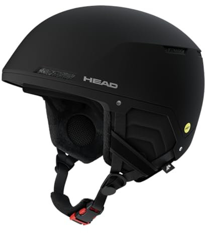 HEAD Unisex-Adult Compact Evo MIPS Ski-und Snowboardhelme, Black, M/L