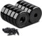 OCEUMAOA Magnet 25mm Neodym Magnete Extra Stark mit Loch 30kg Magnet zum Anschrauben Starke Magnete zum Schrauben Topfmagnet für Werkstatteinrichtung 10 Stück Schwarz
