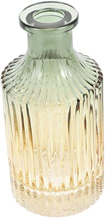 CORHAD durchsichtige Vase aus Glas Blumenvasen bürodeko Künstlerische Vase Pflanzenvase Reliefvase Ziervase dekorative Hausvase Blumentöpfe kleine Vase Tischvase transparente Glasvase