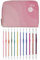 KnitPro Zing Häkelnadel-Set – 12 farbcodierte einseitige Häkelnadeln, bequeme Griffe für Anfänger und Geschenkbox