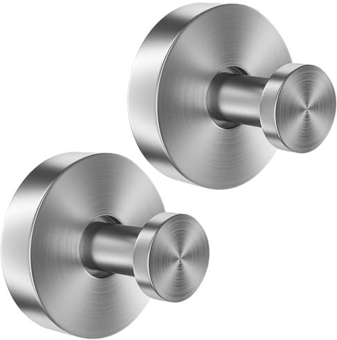 YSFVNP 2 Pcs Suction Hooks for Bathroom, Suitable for Smooth Surfaces Like Glass, Mirrors, Tiles