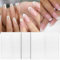 36 Sheets French Tip Guides French Manicure Sticker Nail Art Guide for Stencil Tip Manicure Stencil U Shape Tools for Nail Art Decoration