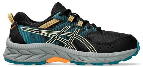 Asics PRE Venture 9 GS Sneaker, Schwarz Cool Matcha, 39.5 EU