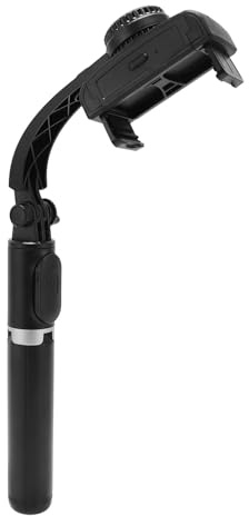 Anti-Fall-Vlogging-Handheld-Telefon-Stabilisator, Tragbares Telefon-Stativ, Selfie-Stick, Anti-Shake, Integrierte Verlängerungsstange mit Dual-Fill-Lichtern, Abnehmbare