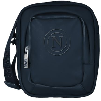 CALCIOGADGETS Borsello Napoli Ufficiale Marsupio a tracolla Originale Enzo Castellano BORSENA457