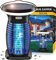 Lampe Anti-Moustiques Solaire, PRANITE Anti-Moustiques Électrique Sans Fil 3500V pour Extérieur, Rechargeable par USB, Anti Mouche étanche IP66 pour Jardin, Terrasse, Camping