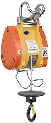 treuil electrique Palan électrique suspendu Portable 220v, treuil électrique Miniature à très haute efficacité, treuil à câble, 360KG/500KG Palan Électrique(220V 360kg)