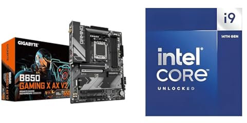 Gigabyte B650 GAMING X AX V2 Scheda madre + Intel® Core™ i9-14900K Desktop Processor 24 cores (8 P-cores + 16 E-cores) up to 6.0 GHz