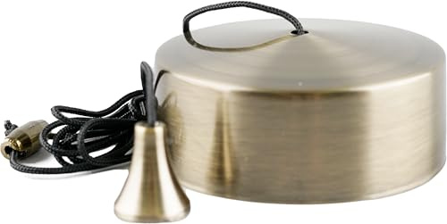 CubeTECH Bathroom Light Pull Cord and Fitting Kit - Antique Brass Light Switch (Bathroom Light Switch, Ceiling pendant light cord pull string, Black Bathroom Accessories) Bathroom accessory