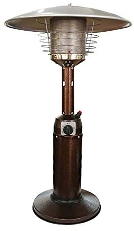 Chauffage de table pour terrasse en acier inoxydable, chauffage au gaz à faible consommation d'énergie, chauffage au propane et au butane pour jardin, camping