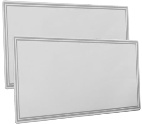 MAGICLULU 2 Stück Autokosmetikspiegel für Sonnenblende Klar Reflektierend aus Spiegel Edelstahl Einfache Montage für SUV und Outdoor Stops