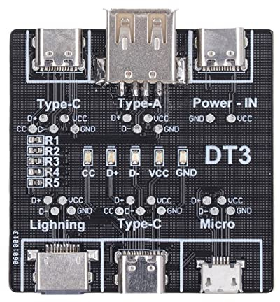 outdoorm Data Cable Detection Board Sensitive Accurate Multiple Protection USB Cable Tester for Type C