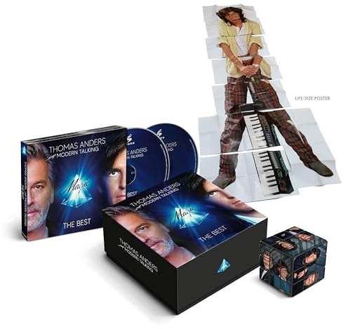sings Modern Talking: The Best (Box): inkl. 2 CD Digipack, Zauberwürfel mit Thomas Anders Bildern, Poster Starschnitt Lebensgroß