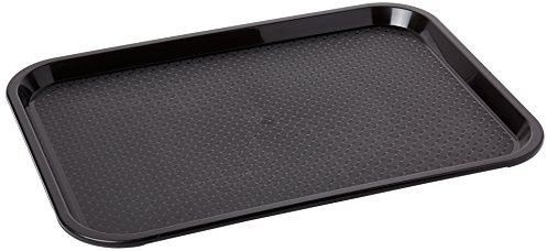 Kristallon P501 Foodservice Tray, Kristal Lon Plastic, Medium, Black