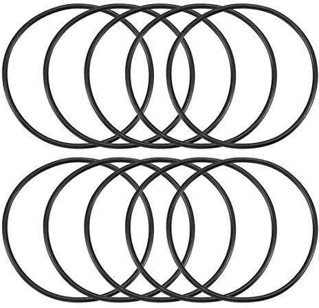 sourcing map Packung mit 10 Nitrilkautschuk O-Ringe 85mm OD 79mm ID 3mm Breite metrische Dichtung