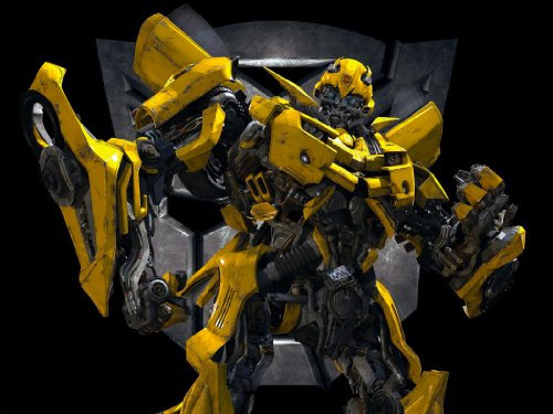 Canvas35 Kunstdruck auf Leinwand, Motiv: Transformers Bumblebee für Kinder, gerahmt, 76,2 x 50,8 cm