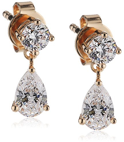 Esprit Damen-Ohrstecker 925 Sterling Silber Zirkonia Solitaire ESER92688B000