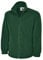 247-Clothing Ladies Fleece Jacket Plus Premium Loose Fit, Bottle Green, UK 16