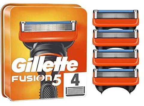 Gillette Fusion5 Rasierklingen für Herren, 4 Klingen