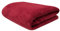 ZOLLNER Kuscheldecke flauschig XXL in 220x240 cm - super kuschelige und warme Sofadecke - waschbar bis 95°C - atmungsaktive Mikrofaser in rot - Hotelwäschequalität - Oeko Tex® Zertifiziert
