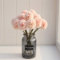 SHINE-CO LIGHTING Künstliche Chrysanthemen-Kugel, Blumen, Hortensien, Blumenstrauß, 10 Stück, Geschenk für wichtige Menschen, herrliche Moral, für Zuhause, Café, Partys und Hochzeit (Champagnerrosa)