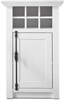 Newfurn Sideboard Kommode Landhaus Anrichte Highboard Mehrzweckschrank II 63x100x 45 cm (BxHxT) II [Max.six] in Pinie Weiß Nachbildung/Pinie Weiß Nachbildung Wohnzimmer Schlafzimmer Esszimmer