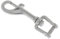 Fenteer Karabinerhaken mit Drehgelenk drehbare Karabiner Haken Schlüsselkarabiner