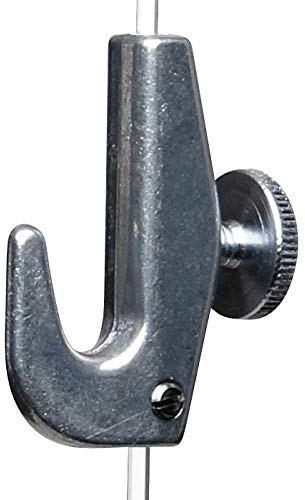 SOFT-RAIL® 10 St. Bilderhaken Maxi, Silber, Zubehör Galerieschienen & Bilderschienen