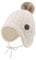 XIAOHAWANG Baby Wintermütze Mädchen Jungen Warm Strickmütze mit Pompom Niedliche BabymüTZE Herbst,Winter (Weiß, 18-36Monate)