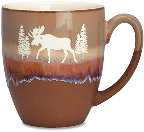 Cape Shore Freeport Coffee Tea Mug Cup, Moose Gifts for Birthday Christmas, 18 Oz