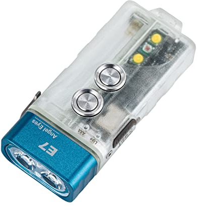 RovyVon E7R Schlüsselanhänger-Taschenlampe, leuchtet im Dunkeln, Dual-Power 700 Lumen, mit Lockout-Modus, wasserdicht für den täglichen Gebrauch, Camping, Wandern, Notfall