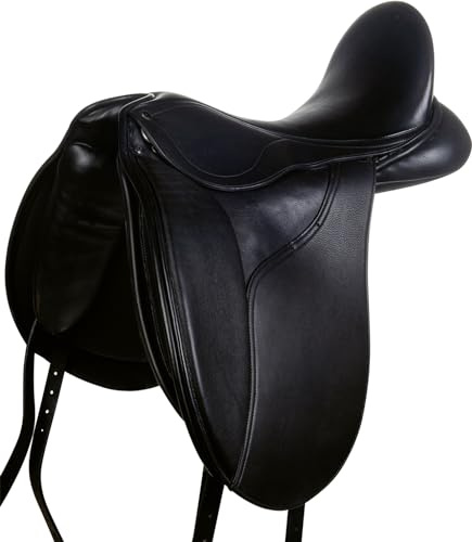 HKM St. Gallen Reitsättel 9100 Schwarz 16,5